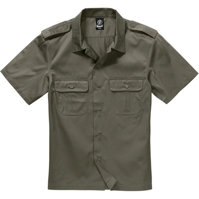 Brandit short sleeves US shirt olivová