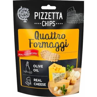 Snacks of the world Pizzetta Chips Quattro Formaggi 70 g