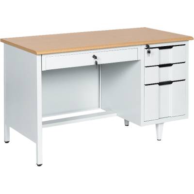 Carmen Метално бюро Carmen CR-1310 K - сиво / бук (3580311)