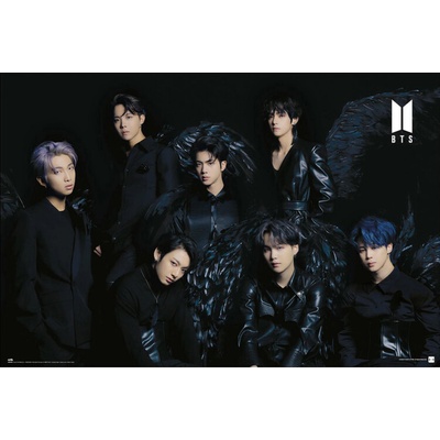Plagát, Obraz - BTS - Black Wings, 91.5 × 61 cm