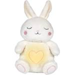 Chipolino Бебешка плюшена играчка Chipolino - Зайче, с дишащо движение, музика и светлина (PILD02601RAB)