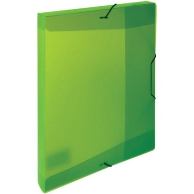 Karton P+P Krabice PP s gumou A5 - Opaline zelená