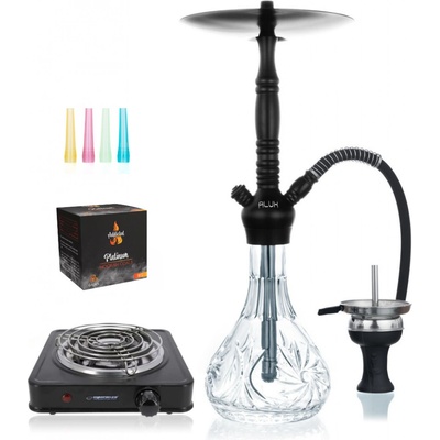 Aladin Alux M5 Black 54cm Shisha SET