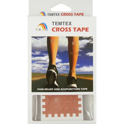 Temtex Cross Tape béžová 5,2 cm x 4,4 cm 40 ks
