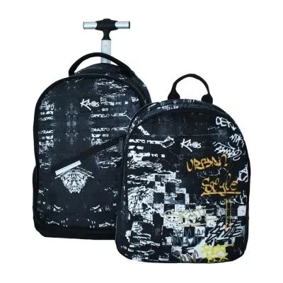 KAOS Ученическа раница 2в1 с колела kaos jag