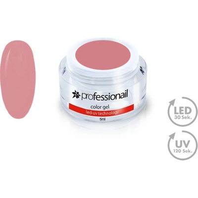 Professionail Farebný LED UV gél Rosie 5 ml