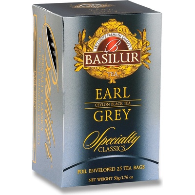 Basilur černý čaj Earl Grey Speciality 25 x 2 g