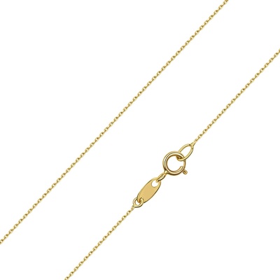 Šperky eshop Zlatý řetízek 14K s oválnými články S5GG262.89