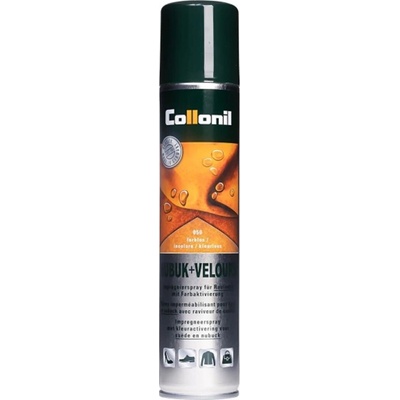 Collonil Nubuk Velours impregnační a ošetřující sprej tmavě hnědý 200 ml