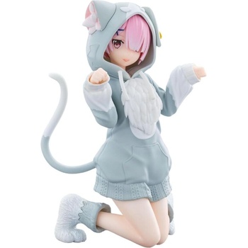 SEGA Статуетка Sega Animation: Re: Zero Starting Life in Another World - Ram (Mofumofu Pack) (Yumemirize), 11 cm (SEGA45324)