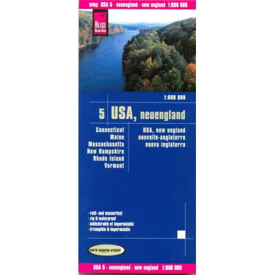 USA 5 New England (1:600.000)