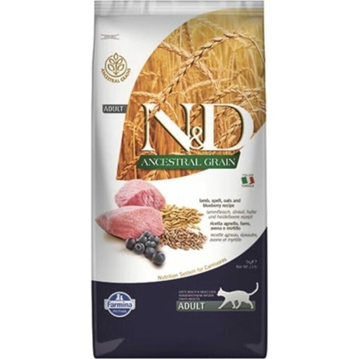 N&D cat LG adult Lamb, spelt, oats & blueberry 5 kg