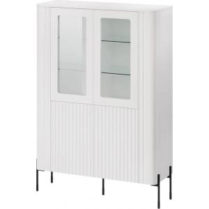 Cama meble Шкаф витрина Cama VERA 110x40x160 бял мат (471009)