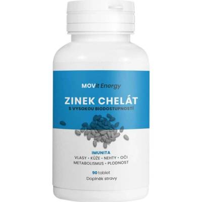 MOVit Energy Zinek Chelát 15 mg 90 tablet