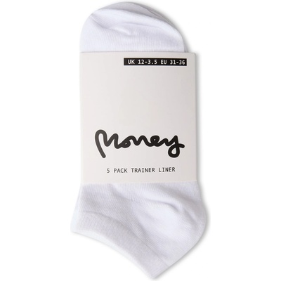 Money Чорапи Money Tayla Trainers Socks - White