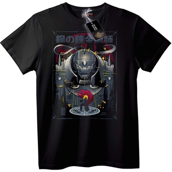 NOONEBRAND Тениска Fullmetal Alchemist аниме - XL, White