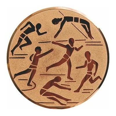 D2-A29/B Emblém pr.50mm atletika bronz 5 cm