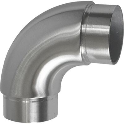Spojka 90° na trubku ø 42,4 mm, brúsená nerez AISI 316