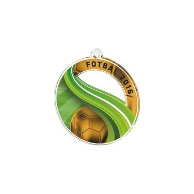 Poháry Bauer Akrylátová medaile MDAF0010M15 Fotbal