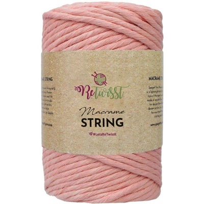 ReTwisst Macrame String 5 mm 27 meruňková