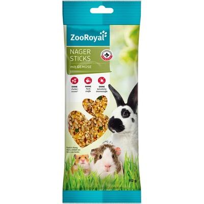 ZooRoyal Tyčinky pro hlodavce se zeleninou 5 x 112 g