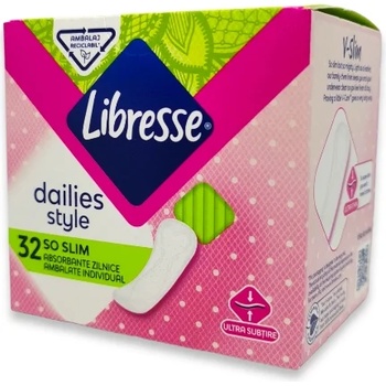Libresse ежедневни дамски превръзки, So slim, 32 броя