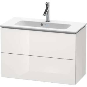 Duravit L-Cube - Шкафче за умивалник „Compact, 55x82x39 см, 2 чекмеджета, лъскаво бяло LC625702222 (LC625702222)