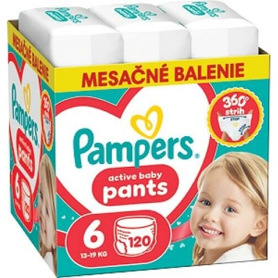 Pampers Active pants 6 120ks