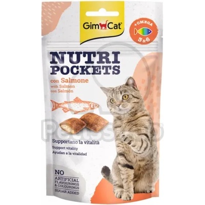 GimCat Nutri Pockets Сьомга 60 г