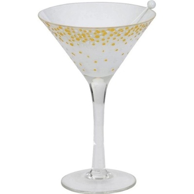 YANKEE CANDLE svícen Holiday Party Martini na čajovou svíčku 18x13cm
