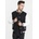 Urban Classics Мъжко колежанско яке Urban Classics blk/wht с кожени ръкавиTB201 SALE - , размер XL