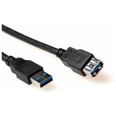 ACT SB3040 USB 3.0 A (samec) na USB A (samice) 0,5m černý