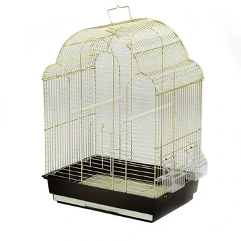 Image 1 of Zoomagzinche Клетка за птици цвят Злато 42*30*57см (Рђ700g)