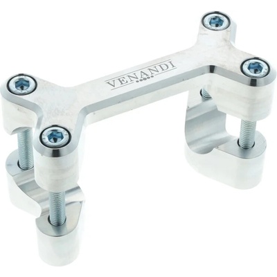 CNC držiak riadidiel Venandi, PRÍRODNÝ HLINÍK (MZA) - Simson S50, S51, S70