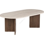 ASIR GROUP Холна маса NEL 119x60 см бежова/орех (AS3417)