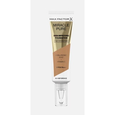 Max Factor Miracle Pure Skin dlouhotrvající make-up SPF30 82 Deep Bronze 30 ml