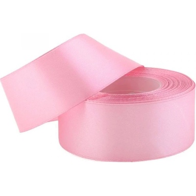 Saténová stuha 38mm/32m light pink (sv.růžová) – Zboží Dáma