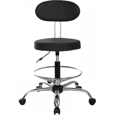 RFG Работен стол Twist H Chrome Ring, черен (O4010120313)