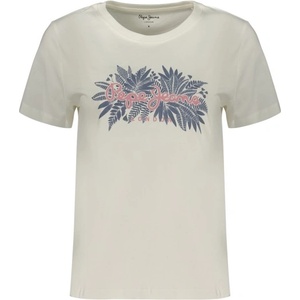 PEPE JEANS Дамска тениска с къс ръкав pepe jeans, Размер s, Цвят Бяло (pl5000237cristina_bi808)