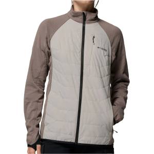 Columbia Дамско поларено яке Columbia Women's Arctic Crest II Hybrid Full Zip Fleece jacket - Flint Grey / Iron - размер XL (105-7601-0215)