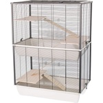 INTER-ZOO Pet Products Клетка за гризачи HENRY DUO 78 x 48 x 104 cm БЕЖОВА