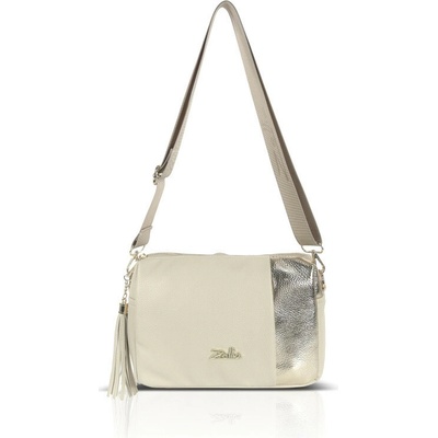 Zellia dámska crossbody kabelka Zlb210 zlato-béžovej farby 25 x 17 x 9 cm