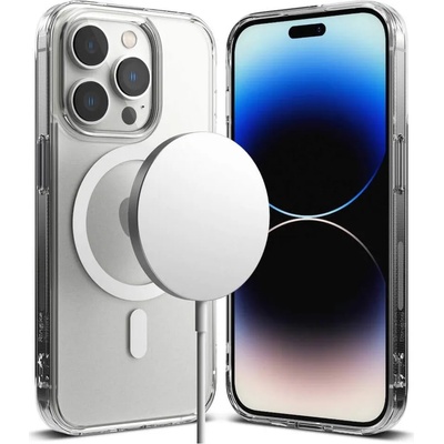 Ringke Fusion Magnetic Case - хибриден кейс с висока степен на защита с MagSafe за iPhone 14 Pro Max (прозрачен-мат)