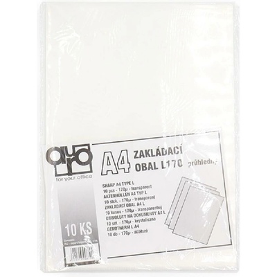 Auro Office zakládací obal A4, 170 µm, PVC, hladký - 10 ks