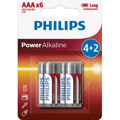 Philips PowerLife AAA 6ks LR03P6BP/10