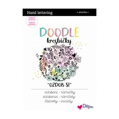 Antistresové omalovánky Ditipo 7265001 DOODLE kresbičky Vyzdob si