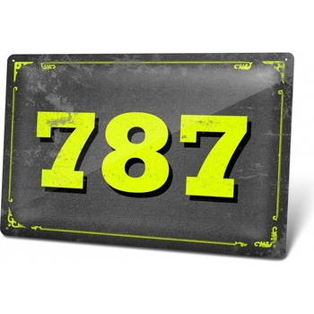 Domovní číslo - Plechová cedulka