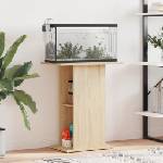 vidaXL Стойка за аквариум, дъб сонома, 60, 5x36x72, 5 см, инженерно дърво (833642)