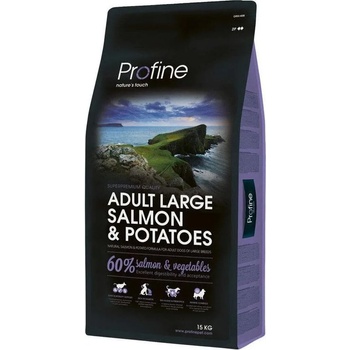 Profine Сухра храна за кучета в зряла възраст- едри породи profine dog adult large salmon & potatoes 15кг (270)