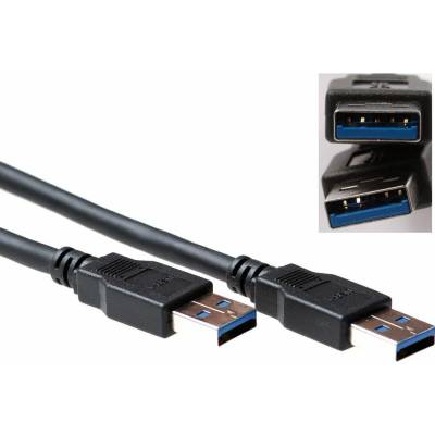 ACT SB3010 USB 3.0 A (samec) na USB A (samec) 0,5m černý